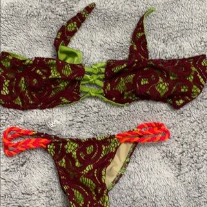 NWT bandeau bikini by Ravish Sands